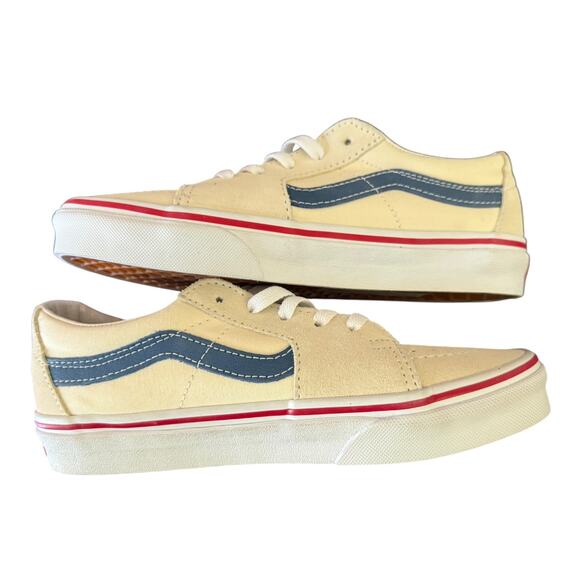 Vans Off White/Cream Suede Textile Unisex Sneakers 5M 6.5W NWOB - Picture 7 of 8